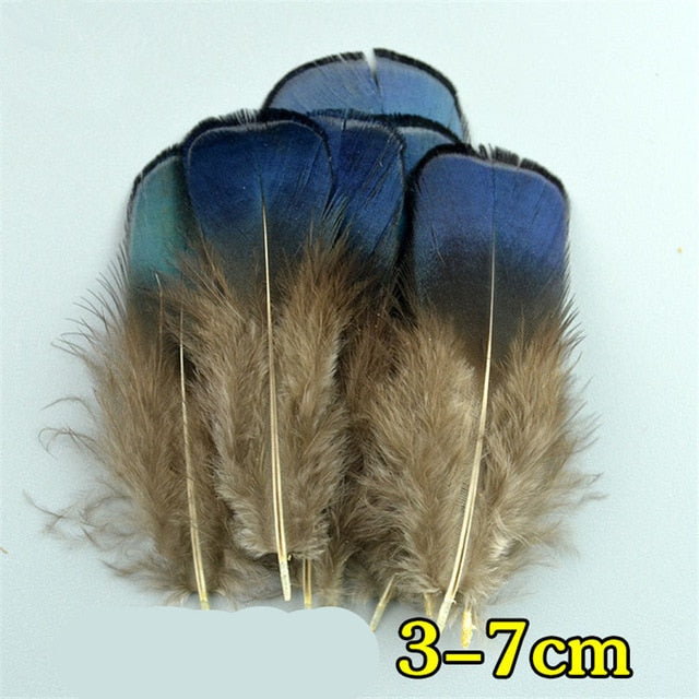 Natural Peacock Feather Pheasant Feathers for Crafts Ostrich Feathers Jewelry Making Christmas Holiday Decoration Plumes Plumas
