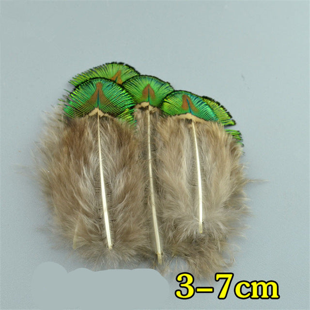 Natural Peacock Feather Pheasant Feathers for Crafts Ostrich Feathers Jewelry Making Christmas Holiday Decoration Plumes Plumas