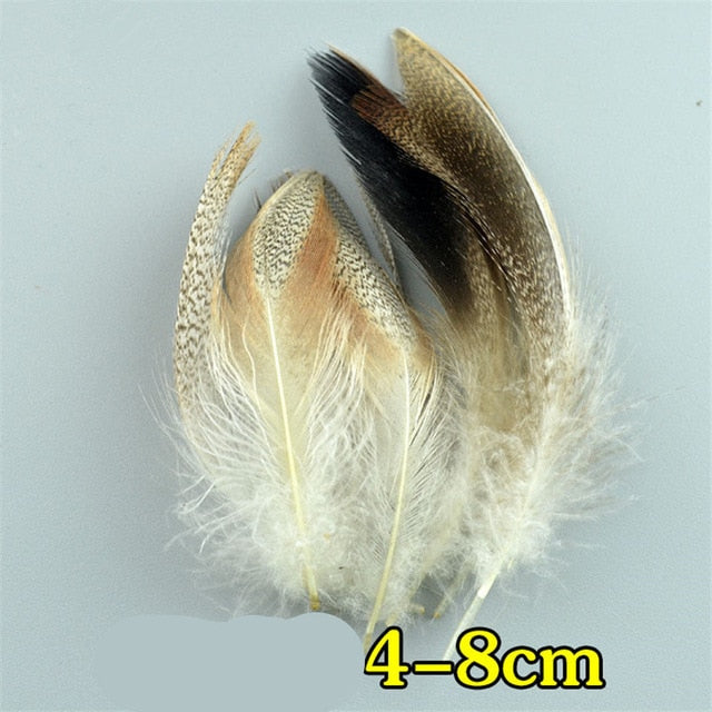 Natural Peacock Feather Pheasant Feathers for Crafts Ostrich Feathers Jewelry Making Christmas Holiday Decoration Plumes Plumas