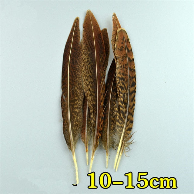 Natural Peacock Feather Pheasant Feathers for Crafts Ostrich Feathers Jewelry Making Christmas Holiday Decoration Plumes Plumas