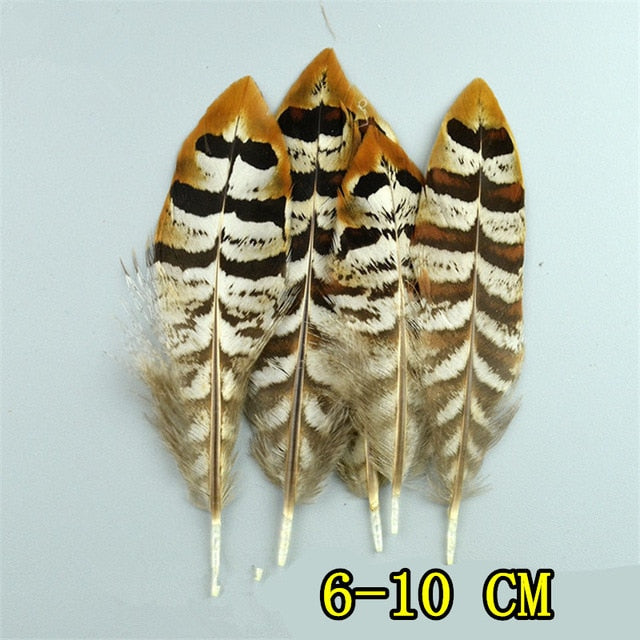 Natural Peacock Feather Pheasant Feathers for Crafts Ostrich Feathers Jewelry Making Christmas Holiday Decoration Plumes Plumas