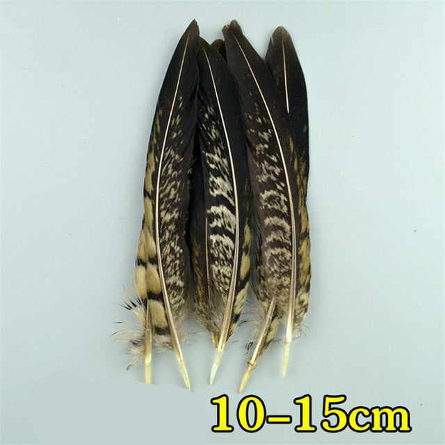 Natural Peacock Feather Pheasant Feathers for Crafts Ostrich Feathers Jewelry Making Christmas Holiday Decoration Plumes Plumas