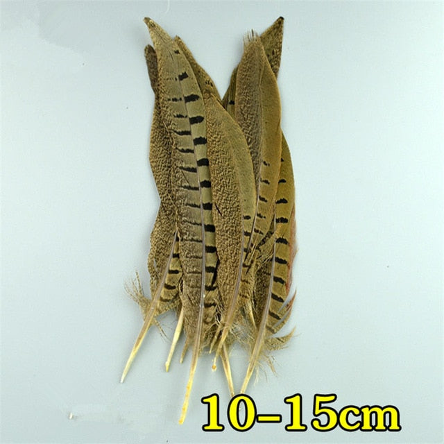 Natural Peacock Feather Pheasant Feathers for Crafts Ostrich Feathers Jewelry Making Christmas Holiday Decoration Plumes Plumas
