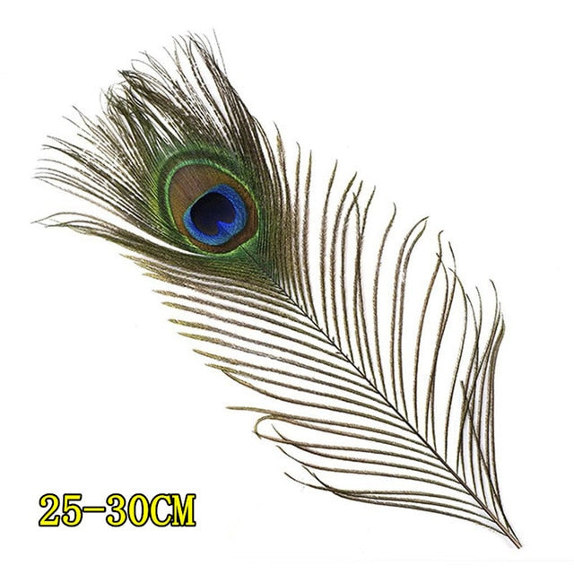 Natural Peacock Feather Pheasant Feathers for Crafts Ostrich Feathers Jewelry Making Christmas Holiday Decoration Plumes Plumas