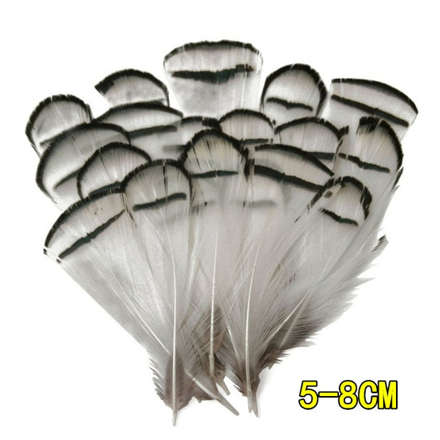 Natural Peacock Feather Pheasant Feathers for Crafts Ostrich Feathers Jewelry Making Christmas Holiday Decoration Plumes Plumas
