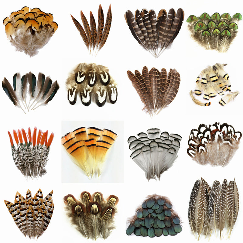 Natural Peacock Feather Pheasant Feathers for Crafts Ostrich Feathers Jewelry Making Christmas Holiday Decoration Plumes Plumas