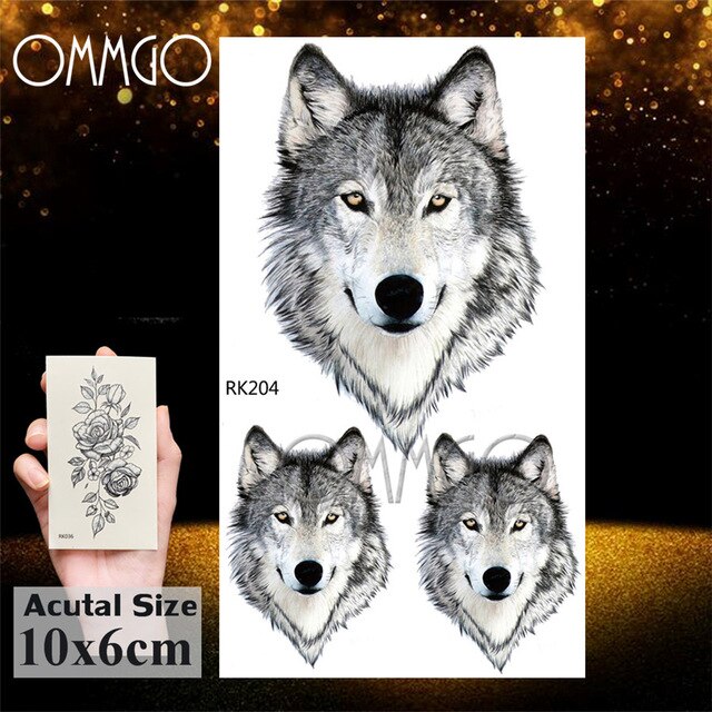 OMMGO Tribal Dream Catcher Feather Temporary Tattoos Sticker Colorful Henna Custom Tattoo Body Art Arm Waterproof Fake Tatoos