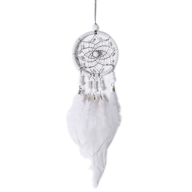 Mini Dreamcatcher Pink/White/GRay Dreamcatcher & Wind Chimes Car Pendant & Home Decor & Wall Hanging Dream Catcher New