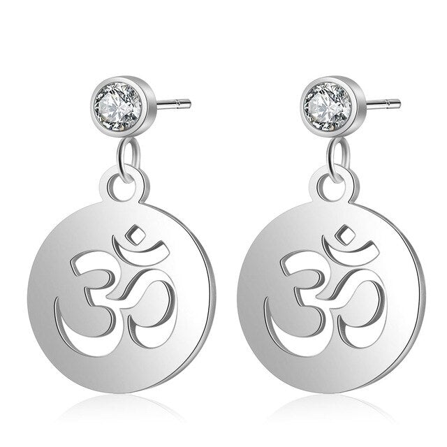 Vni and Mia 100% Stainless Steel Boho Lotus Dream Catcher Earring For Women Wholesale Fashion Bohemia Jewelry Dropshipping