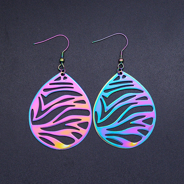 Vni and Mia 100% Stainless Steel Boho Lotus Dream Catcher Earring For Women Wholesale Fashion Bohemia Jewelry Dropshipping