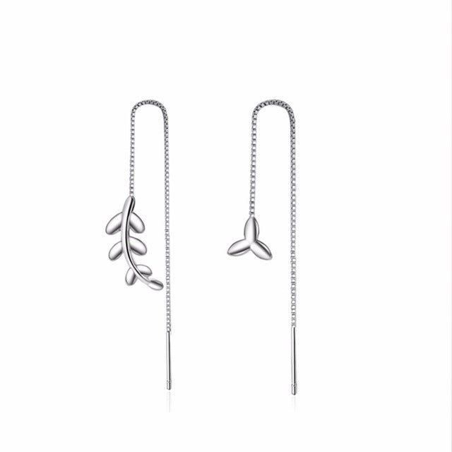 Kinitial New Dream Catcher Drop Earrings for Women Fashion Chain Tassel Dangle Feather Statement Earring Charm Jewelry