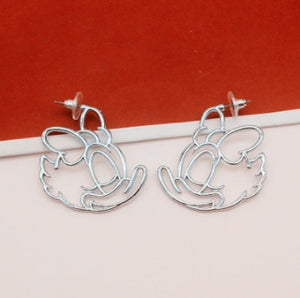 Kinitial New Dream Catcher Drop Earrings for Women Fashion Chain Tassel Dangle Feather Statement Earring Charm Jewelry