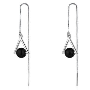 Kinitial New Dream Catcher Drop Earrings for Women Fashion Chain Tassel Dangle Feather Statement Earring Charm Jewelry