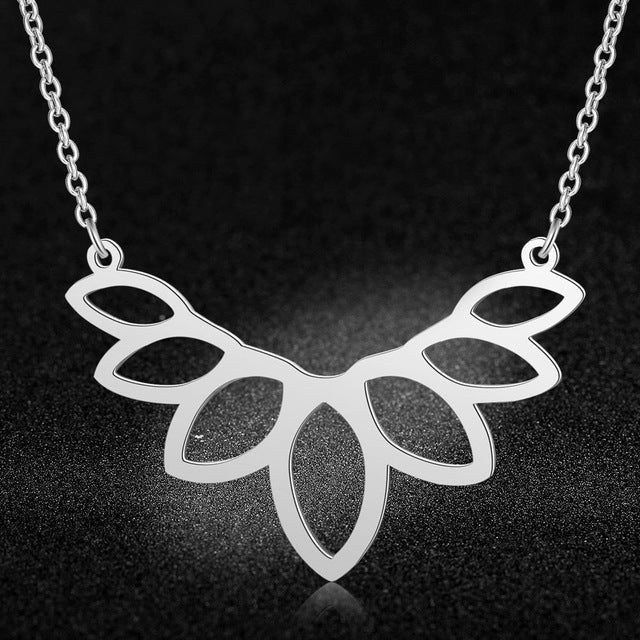 Fashion Statement Dream Catcher Necklace Wholesale Stainless Steel Animal Leaf Heart Butterfly Pendant Necklaces Dropshipping