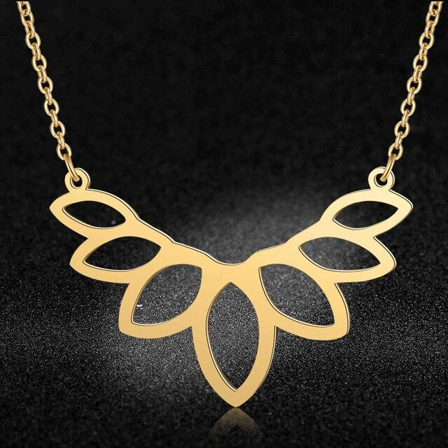 Fashion Statement Dream Catcher Necklace Wholesale Stainless Steel Animal Leaf Heart Butterfly Pendant Necklaces Dropshipping