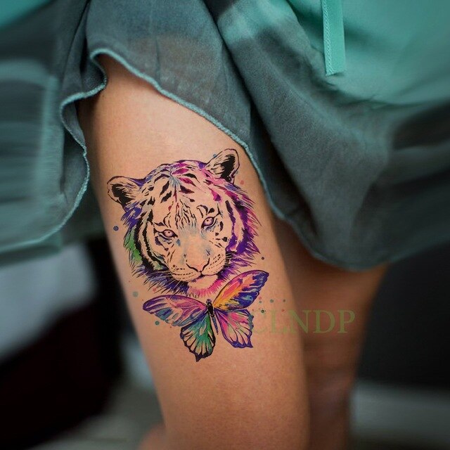 Waterproof Temporary Tattoo Sticker unicorn horse mermaid dream catcher fox tatto stickers flash tatoo fake tattoos for women 27