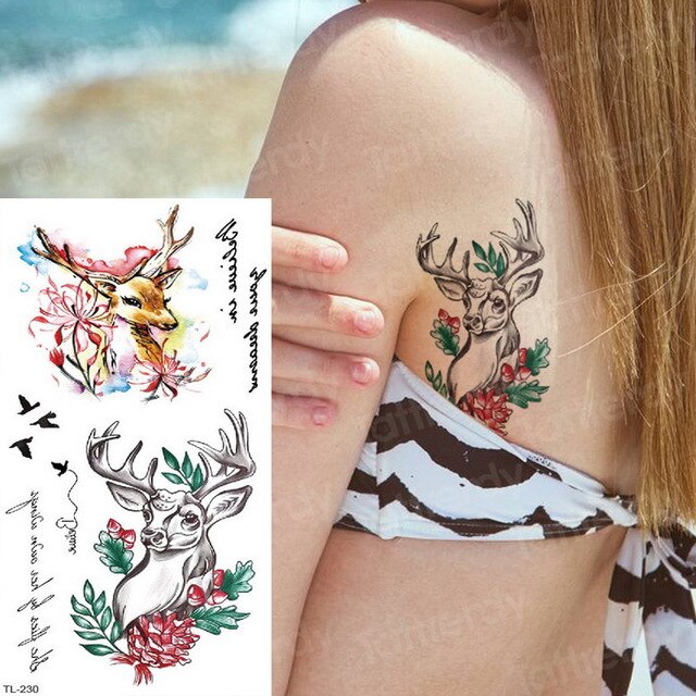 temporary tattoo stickers women lotus flower tattoo body art sea tattoos dream catcher feather tattoo for girls water tatoo kids