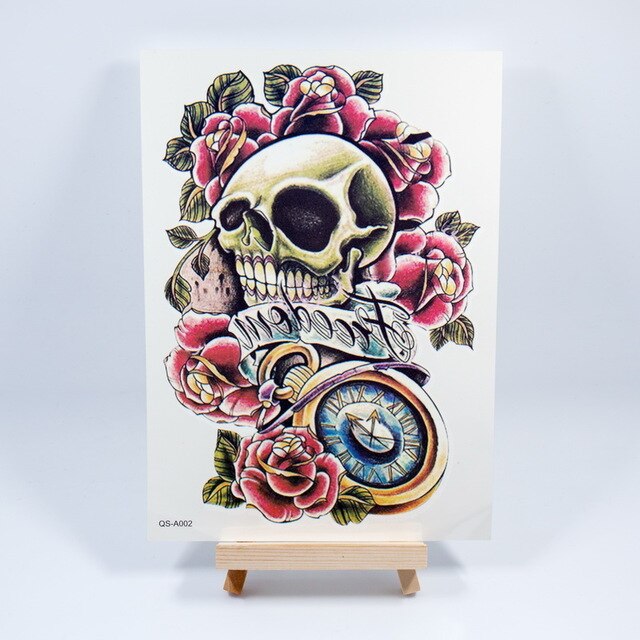 1pc new 3D dreamcatcher dream catcher shoulder tattoo 2 size Waterproof Temporary Tattoo sticker tatoos flash lace mandala girl