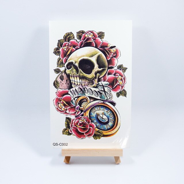 1pc new 3D dreamcatcher dream catcher shoulder tattoo 2 size Waterproof Temporary Tattoo sticker tatoos flash lace mandala girl