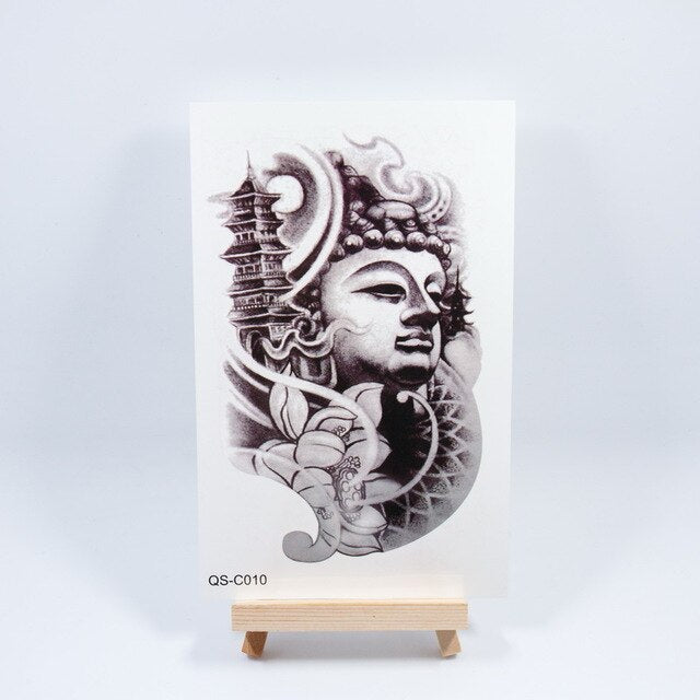 1pc new 3D dreamcatcher dream catcher shoulder tattoo 2 size Waterproof Temporary Tattoo sticker tatoos flash lace mandala girl