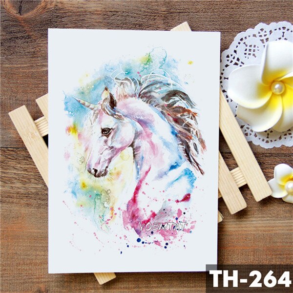 Dream catcher Moon Lotus Flower Temporary Tattoo Sticker Peony Snake Owl Fox Flash Tattoos Small Body Art Waterproof Tatoo