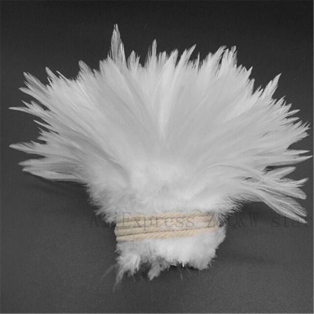 Wholesale 10-18CM(4-7 inches) Natural Monochrome Feather Dyeing 800-1000PCS DIY Decorative Crafts Ornaments Dreamcatcher feather