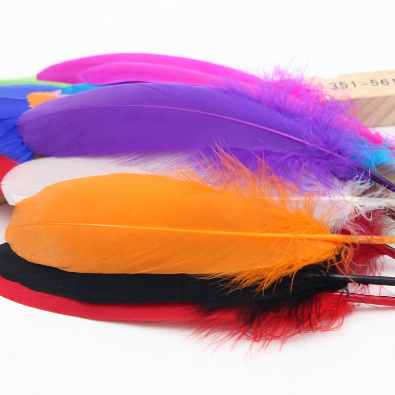 50pcs Chicken Feather Goose Feather Halloween Christmas wedding costumes Dreamcatcher DIY Decorative materials Feather 6-7.5inch