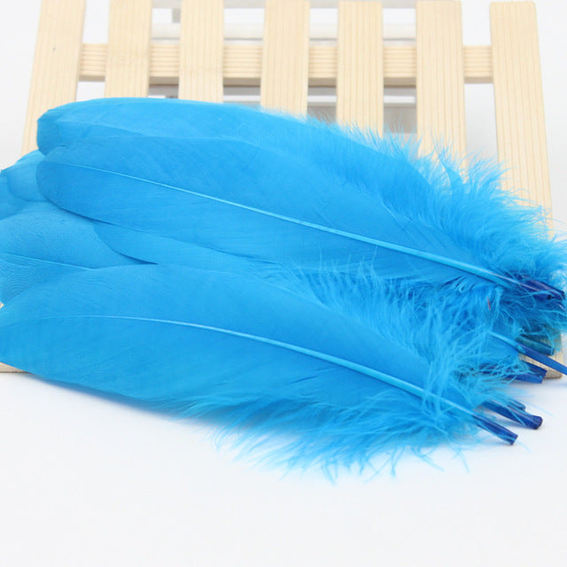 50pcs Chicken Feather Goose Feather Halloween Christmas wedding costumes Dreamcatcher DIY Decorative materials Feather 6-7.5inch