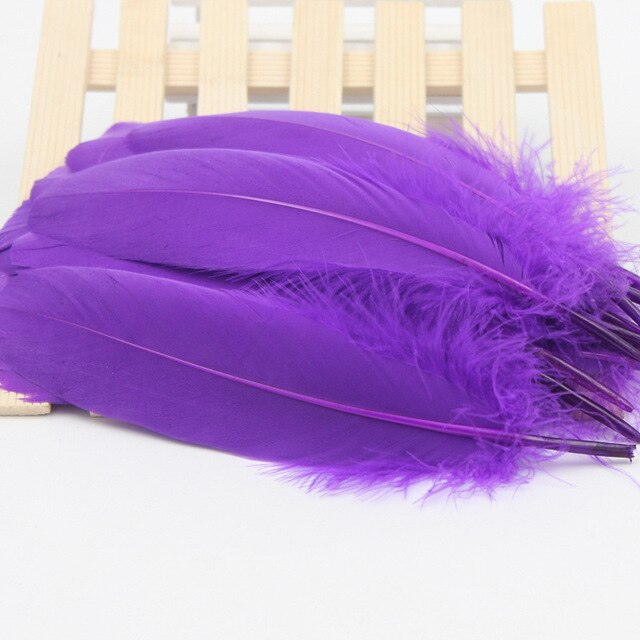 50pcs Chicken Feather Goose Feather Halloween Christmas wedding costumes Dreamcatcher DIY Decorative materials Feather 6-7.5inch