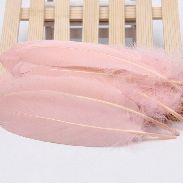 50pcs Chicken Feather Goose Feather Halloween Christmas wedding costumes Dreamcatcher DIY Decorative materials Feather 6-7.5inch