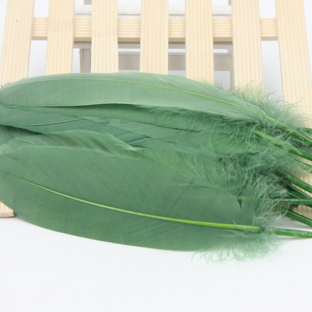 50pcs Chicken Feather Goose Feather Halloween Christmas wedding costumes Dreamcatcher DIY Decorative materials Feather 6-7.5inch