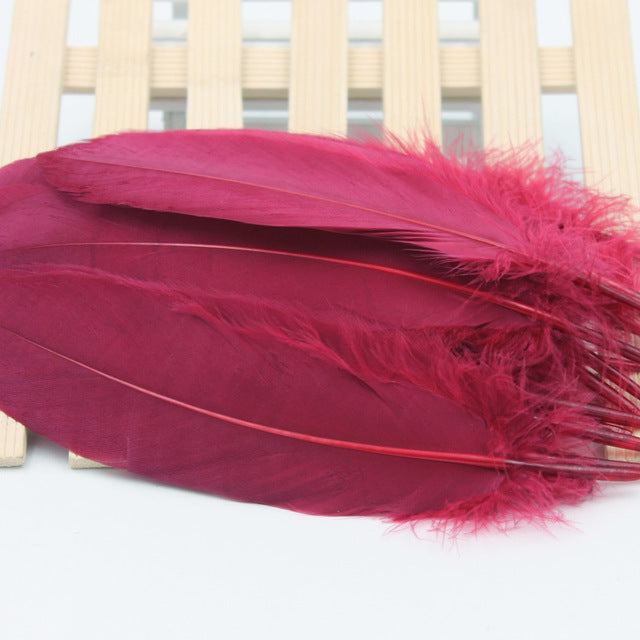 50pcs Chicken Feather Goose Feather Halloween Christmas wedding costumes Dreamcatcher DIY Decorative materials Feather 6-7.5inch