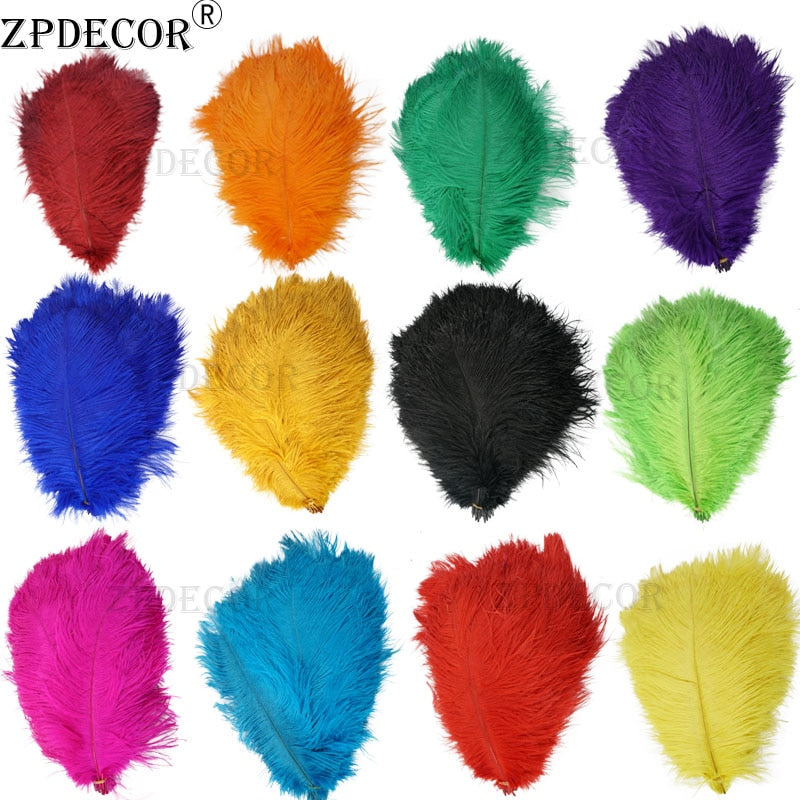 10-12 Inch  25-30CM  Frist-Grade Ostrich Feather for DIY Jewelry Craft Making