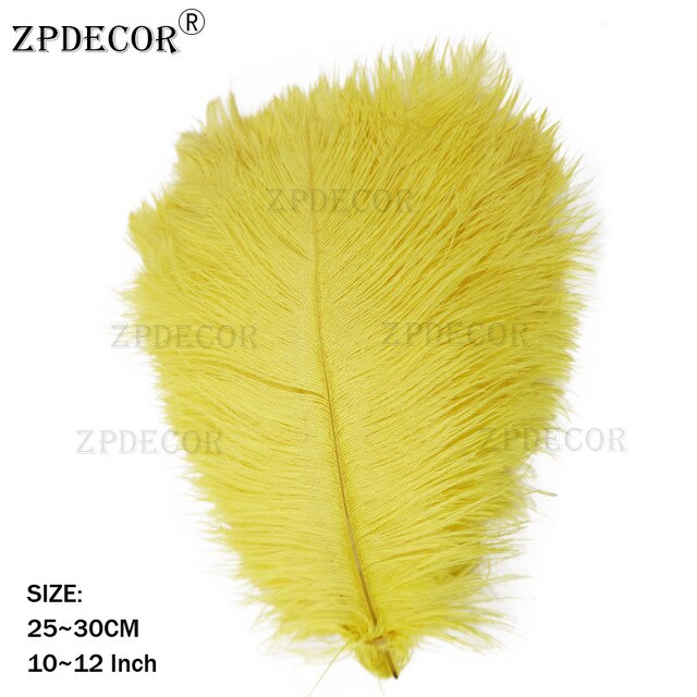 10-12 Inch  25-30CM  Frist-Grade Ostrich Feather for DIY Jewelry Craft Making