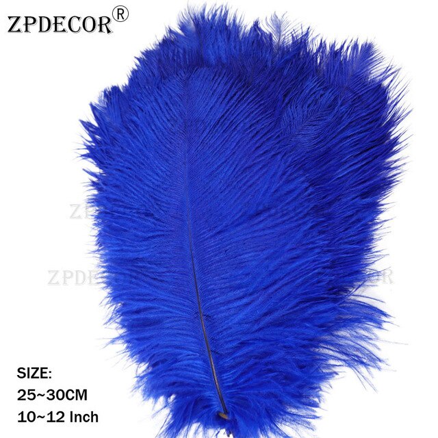 10-12 Inch  25-30CM  Frist-Grade Ostrich Feather for DIY Jewelry Craft Making