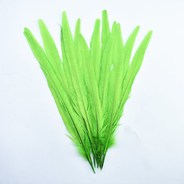 10Pcs/Lot Female Pheasant Tail Feathers For Crafts 25-30CM/10-12" Natural Pheasant Feather Wedding Feathers Decoration Carnival