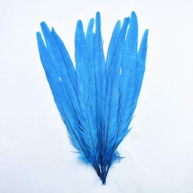 10Pcs/Lot Female Pheasant Tail Feathers For Crafts 25-30CM/10-12" Natural Pheasant Feather Wedding Feathers Decoration Carnival