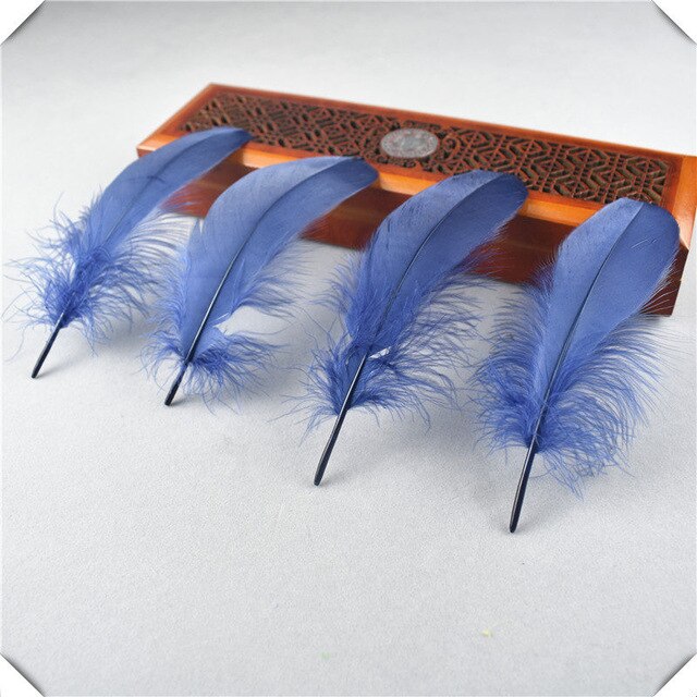 wholesale White goose feather 20-100pcs13-18CM DIY feathers for crafts and feathers for jewelry making wedding decoration plumas