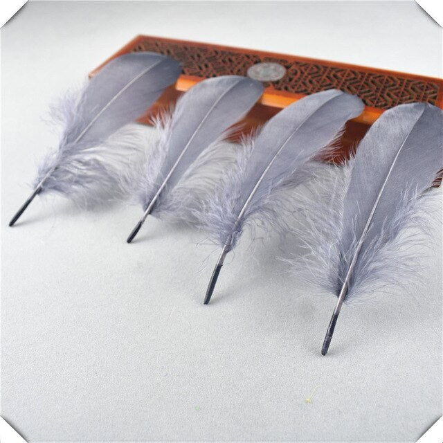 wholesale White goose feather 20-100pcs13-18CM DIY feathers for crafts and feathers for jewelry making wedding decoration plumas