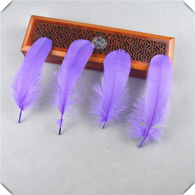 wholesale White goose feather 20-100pcs13-18CM DIY feathers for crafts and feathers for jewelry making wedding decoration plumas