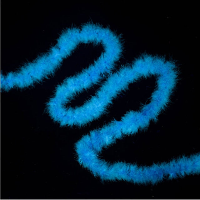 High quality natural  white plumes boa 2m/pcs fluffy turkey feathers boa for crafts party/costumes/shawl decoration