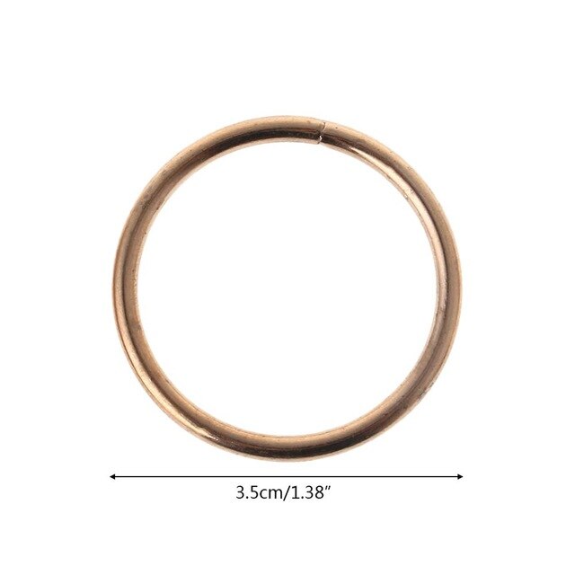 3.5-19cm Metal Dream Catcher Dreamcatcher Ring Macrame Craft Hoop Gold DIY Accessory 10 Szies New