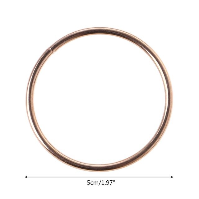 3.5-19cm Metal Dream Catcher Dreamcatcher Ring Macrame Craft Hoop Gold DIY Accessory 10 Szies New